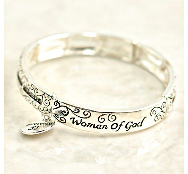 Woman of God Proverbs 31 Stretch Bracelet