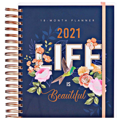 Life Is Beautiful Spiral Bound Planner 2021