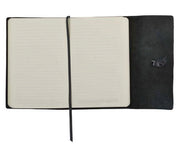 Commit to the Lord Journal, Genuine Leather, black with Wrap Closure