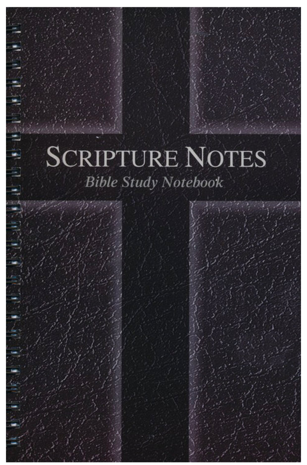 Scripture Notes Bible Study Notebook - Black