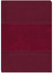 NIV Large-Print Study Bible, Fully Revised Edition, Comfort Print--soft leather-look, burgundy (red letter)