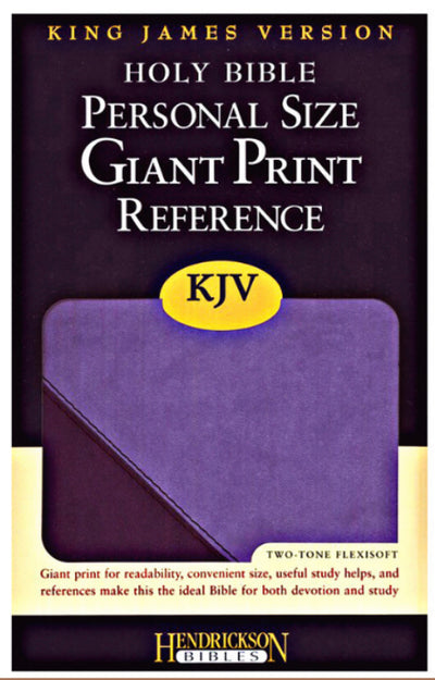 KJV Personal Size Giant Print Reference Bible