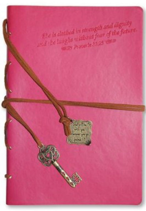 Proverbs 31 Pink Charm Journal