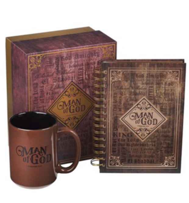 Man of God Journal & Mug Gift Set