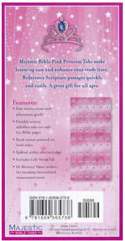 Majestic Pink Princess Bible Tabs