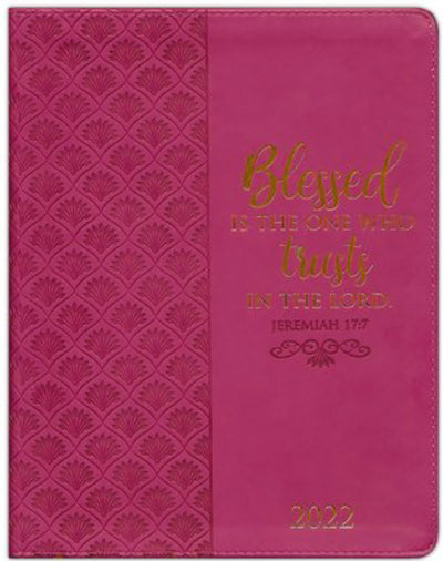 Blessed Is The One Who Trusts In The Lord 2022 18 Month Planner, Large