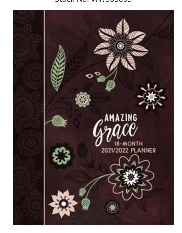 2022 Amazing Grace 18-Month Planner with Zipper