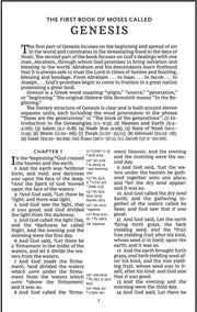 KJV Reference Bible, Giant Print, Black Bonded Leather, Indexed