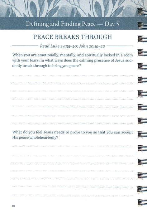 MY BIBLE STUDY JOURNAL: PEACE FOR MY ANXIOUS HEART: 180 BIBLE READINGS FOR WOMEN