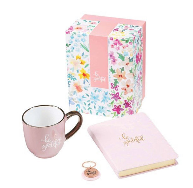 Grateful Journal and Mug Gift Box