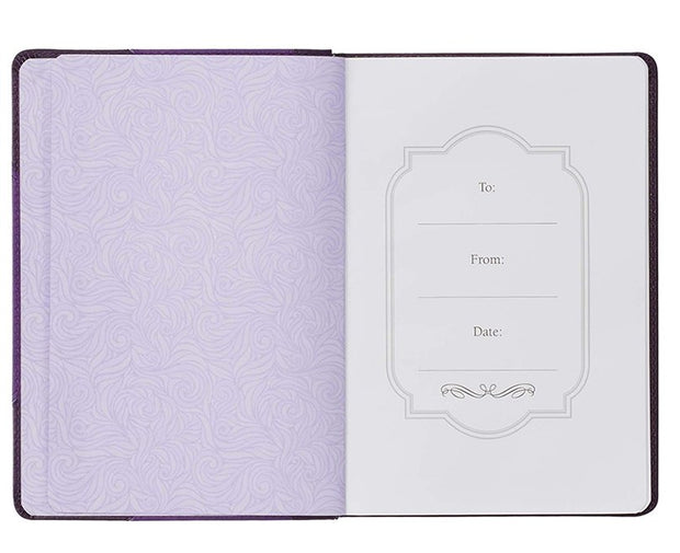 BE STRONG AND COURAGEOUS CLASSIC JOURNAL, PURPLE