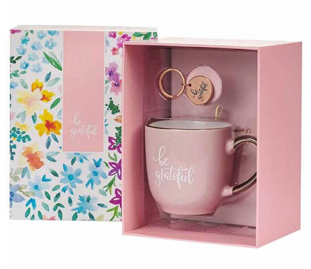 Grateful Journal and Mug Gift Box