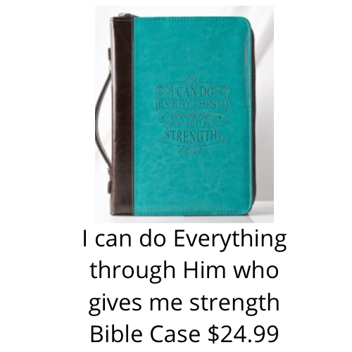 Be Phillippians 4:13 I can do all things through Christ who Strengthens me.