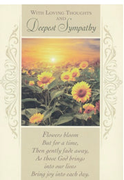 In His Comfort Sympathy Cards (KJV)