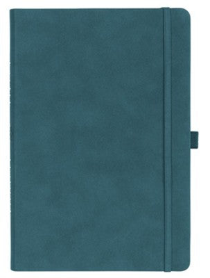 Faux Leather Undated Baxter Planner, Teal