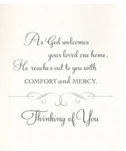 In His Comfort Sympathy Cards (KJV)