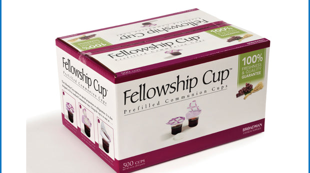 Fellowship Cup Prefilled Communion Cups, Box of 500