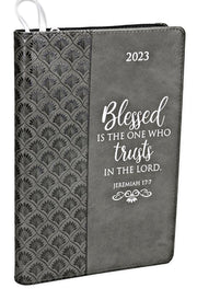 Blessed Is The One Who Trusts In The Lord, 2023 Executive Zippered Planner