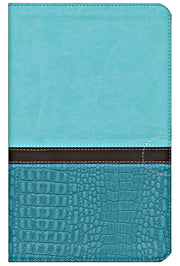 NIV Women's Devotional Bible--soft leather-look, turquoise/Caribbean blue