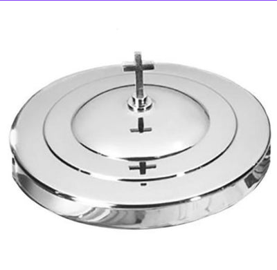 Stainless Steel Stacking Bread Plate Cover Silver Finish