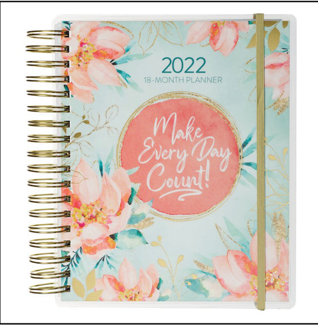 Make Every Day Count 2022 Wirebound 18-Month Planner