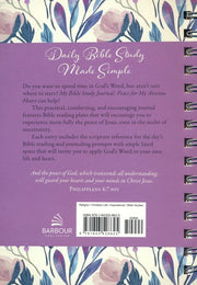 MY BIBLE STUDY JOURNAL: PEACE FOR MY ANXIOUS HEART: 180 BIBLE READINGS FOR WOMEN